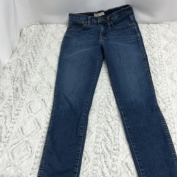 Madewell 10” high rise skinny ankle blue  jeans size 27 - Picture 8 of 11